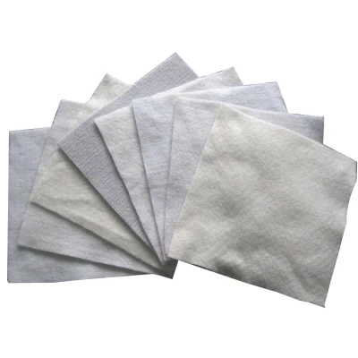 300 g/m² el mejor precio de la aguja de fibra de poliéster Nonwoven Geotextile perforada.