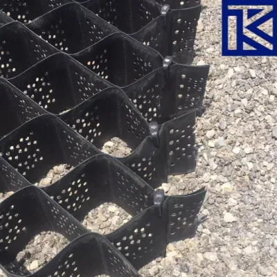 Plástico de HDPE texturizado para refuerzo de suelo Geocell 100mm