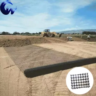 50kN/M Nuevo producto plástico Geogrid con Biaxial plástico Geogrid