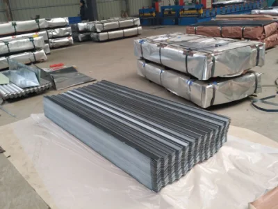 GI Galvanized Galvalume Acero corrugado Roofing Sheet 0,5mm resistente al calor Hojas de techado 24 calibre 28gauge DX51D Zincalum aluminio Zinc Tile Chapa metálica del techo