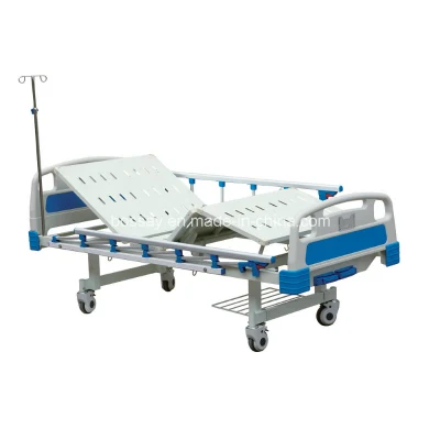 Fabricante de camas médicas dos Manual manivela cama de hospital (BS-828A)