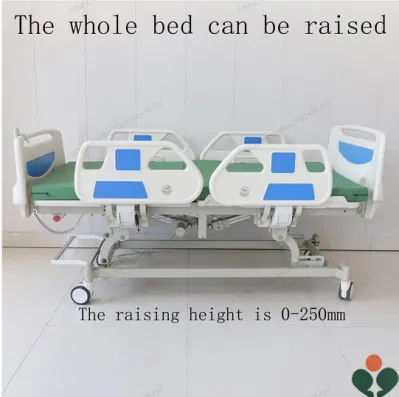 Eléctrico ajustable de médicos de cinco funciones de enfermería del paciente cama de hospital para asistencia técnica personalizada