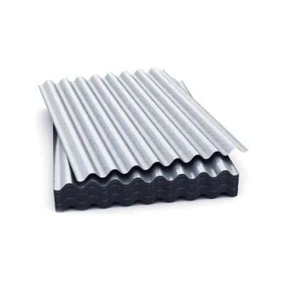 Fábrica de exportación al por mayor Chapa de acero acanalado galvanizado cubierta/techo de chapa en Stock con acero de aleación SGCC Gi Hierro recubierto de zinc Alto Calidad