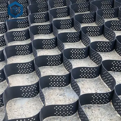 Perforado de alta resistencia de HDPE con textura Web Geocell