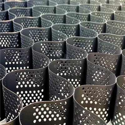 Protección de la entrada de 150mm Geocell para muro de retención/Grava parrilla cochera pavimentadora/pendiente de la protección /High Black Green Grid Geocell