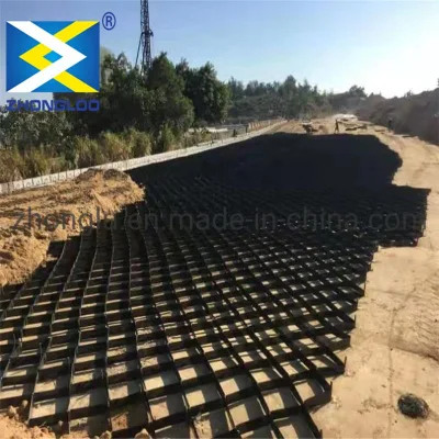 Precios bajos de fábrica de carretera camino de protección de la pendiente la pavimentación de HDPE en forma de panal de plástico plástico Fabricante Geocell Estabilizador de grava para la venta