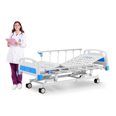 A6w eléctrico de lujo con cama de hospital de enfermos 3 funciones