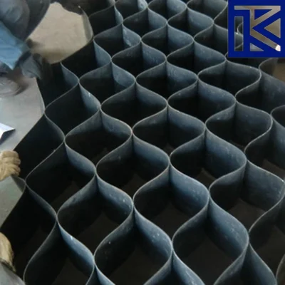 Plástico de HDPE texturizado para refuerzo de suelo Geocell 100mm
