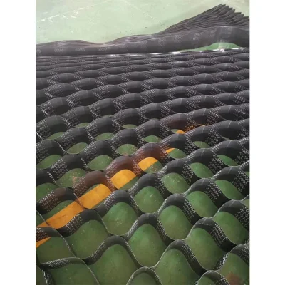 Amarillo Negro Verde 100-400 HDPE de alta calidad Geocell plástico perforado Camino Geocel para retener el muro paisaje Geocell