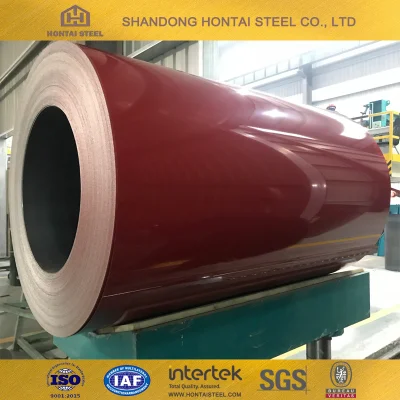 China Proveedor de 0,45mm Z100 PPGI Prepainted Galvanized Steel Coil
