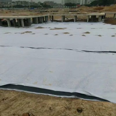 Material Geotextil no tejido de poliester/Polipropileno de varios tamaños y grosores 200G/M2