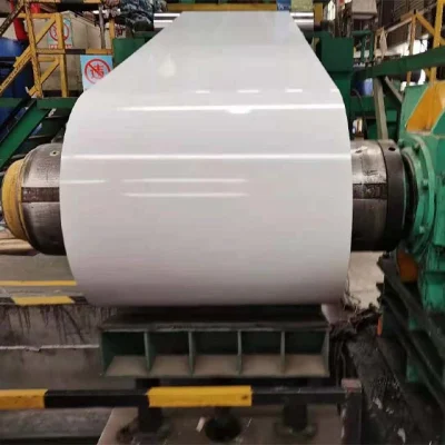 Chapa de hierro material de construcción 2 mm DX51D rollo frío/caliente Bobina de acero laminado PPGI/ PPGL G350 G550 Ral90 prepintada galvanizada Bobina de acero de revestimiento de zinc