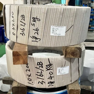 Fabricante ASTM AISI 316L grado SUS Ss de acero inoxidable laminado en frío de la bobina de la hoja de Gaza para ver la versión Nickle pasado