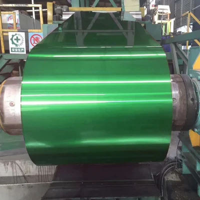 Chapa de hierro material de construcción 2 mm DX51D rollo frío/caliente Bobina de acero laminado PPGI/ PPGL G350 G550 Ral90 prepintada galvanizada Bobina de acero de revestimiento de zinc