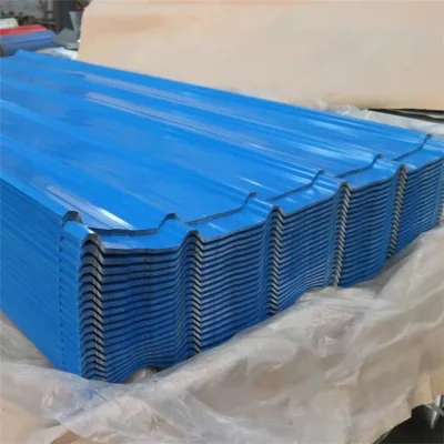 Personalizado Mayoreo de acero corrugado Roofing de hojas de hierro galvanizado PPGI Metal Láminas de Galvan recubiertas de zinc
