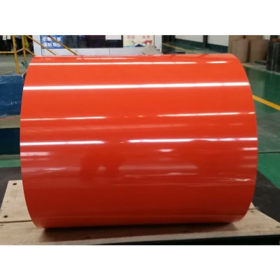 Exportador de China 0.11-2.5mm Color Ral Prepainted bobinas de acero galvanizado PPGI bobina de material de construcción