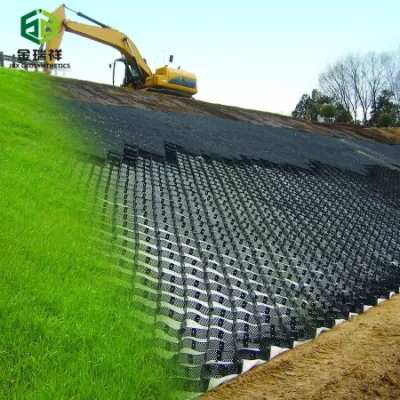 3D Geocell Lattice altura 5-20 Precio HDPE Geocell plástico grava Rejilla para la construcción