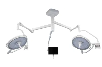LED de médicos de la luz de lámpara de Shadowless operación quirúrgica de la luz de operativos de doble cabeza