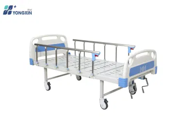 Yx-D-3 (A3) Cama de hospital manual de dos manivelas, cama médica de 2 sacudidas con colchón, cama de cuidados de enfermería en venta.