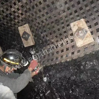 Poliester High Tensile Strength Mining Geogrid adecuado para Underground in La mina de carbón