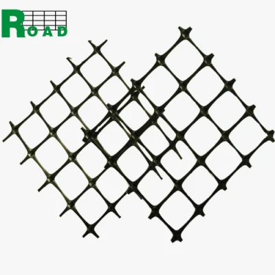 Plástico bidireccional Geogrid Construcción de carreteras PP Geogrid