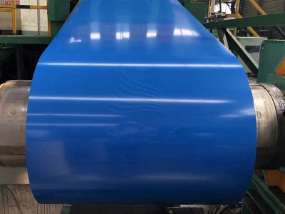 China Proveedor de materiales de construcción AISI Norma ASTM Blanco Rojo Azul Gris Orl de acuerdo con RAL Color 1200mm ancho Color rollo PPGI para la venta
