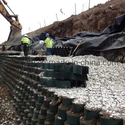 El control de erosión Geocell Polipropileno plástico HDPE Caballo Paddock Estabilizador de suelos de rejilla panal.