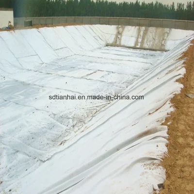 Compuesto de revestimiento antifugas Geomembrana con Geotextil/1,5mm para el relleno de edificios Célula