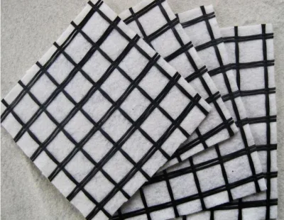 China fábrica de refuerzo de suelos y estabilización Geogrid Composite Geotextile Venta