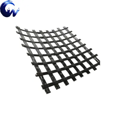 30-200kn/M sistemas de pared de retención para la venta de poliéster de mascotas de alta resistencia Geogrid
