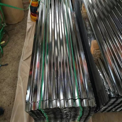 China Mayoreo Chapa de cubierta metálica acanalada Zinc Chapa del techo