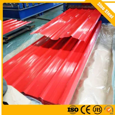 Dx51d Prepainted Cincados, Hoja de acero galvanizado corrugado