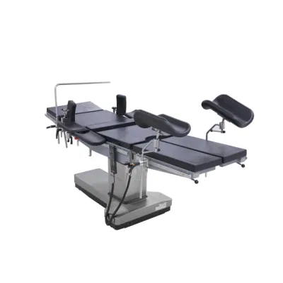 Equipo médico Cirugía de acero inoxidable quirúrgico cama tabla para el funcionamiento mecánico eléctrico Hospital con CE