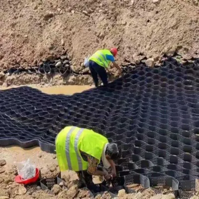 Al por mayor concreto Honeycomb plástico grava Estabilizador rejilla plástico Geocell para Venta