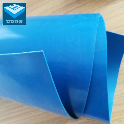 Película azul HDPE Geomembrana para presa/vertedero/Lago/biogás/Minería/pescado/Camarones Granja Liguero Fabricante Precio
