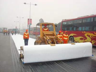 Los precios de fábrica Geotextile ecológica de alta calidad de proveedor de material Geotextile en carretera.