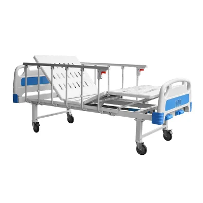 Ya-M2-3 Clínica dos Crk 2 función móvil ajustable Manual Hospital Mobiliario cama médica para el paciente