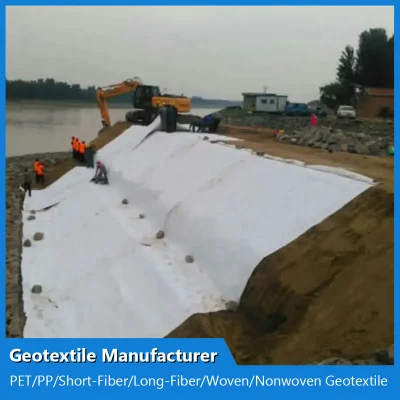 PP polipropileno//Poliéster no tejido de fibra corta Geotextile fabricante para el aislamiento/filtro/drenaje/reforzado/Protección/cerrado