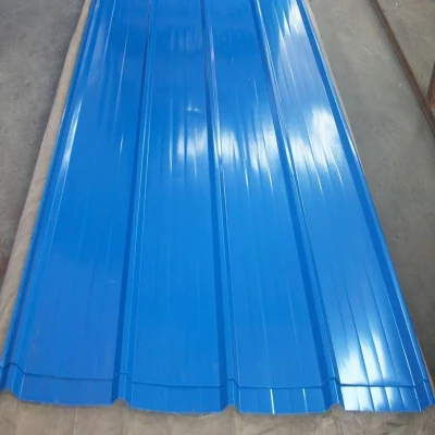Venta de fábrica Color recubierta de acero galvanizado Chapa metálica prepintada Chapa de acero corrugado PPGI
