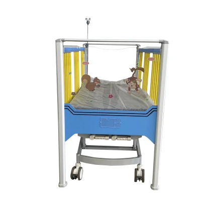 Hermoso de lujo niños médico dos Manual Hospital Newborn cama