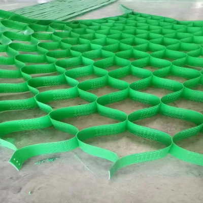 100mm 3D sistema de confinamiento celular Geocell para retenciónar pared/rejilla de grava Protección contra pavimento/pendiente de entrada /cuadrícula verde negra alta Geocell