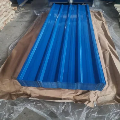 PPGI Color perfilada Acero Chapa de techo Trapezoidal Metal prepintado Cubierta