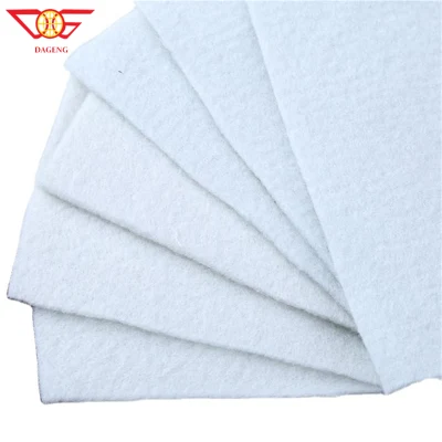 Blanco Negro Tamaño Personalizado Rollo Textil Geo 100GSM PP Pet Nonwoven tejidos geotextiles para protección de la pendiente de Venta caliente