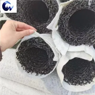 Construcción drenaje de agua 3D Circular Plástica zanja ciega para suelo Conservación