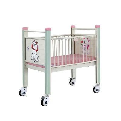Mobiliario de hospital Pakistan Hospital Colgante Juguetes respaldo plegable altura ajustable Cuna de bebé cama para la venta