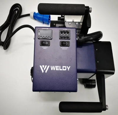 Weldy máquina automática de soldadura de alta potencia de calentamiento China WGW 300 Soldadora geomembrana soldadora automática de doble pista 0~8,5m/min 220V 1800W