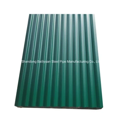 Precio de fábrica Chapa corrugada Metal placa de recubrimiento Chapa de acero galvanizado