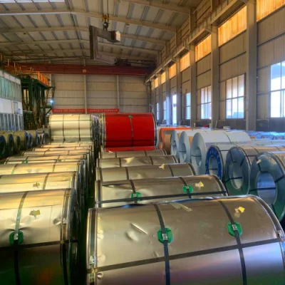 DX51D Z275 Coating de Zinc bobinas de acero galvanizado Hoja de bobina Metal Hot DIP Galvanized Steel Coil Galvanized Steel Coil Factory