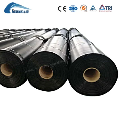 Anti filtración ASTM 100% virgen HDPE superficie texturizada Geomembrana China Fabricante
