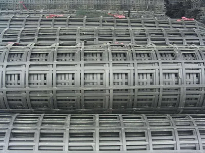 Compuesto de geomalla Biaxial Steel-Plastic soldadura para refuerzo de suelos